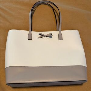 Authentic Kate Spade Cream and Beige Tote Bag